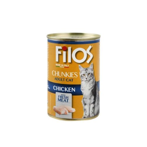 Filos Cat Wet Food Can Chunkies in Gravy, 400g