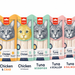 Wanpy Creamy Treats For Cats - 14 G (5 Pieces)