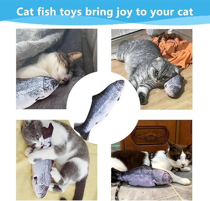 Electric Floppy Fish Cat Toy - Image 7