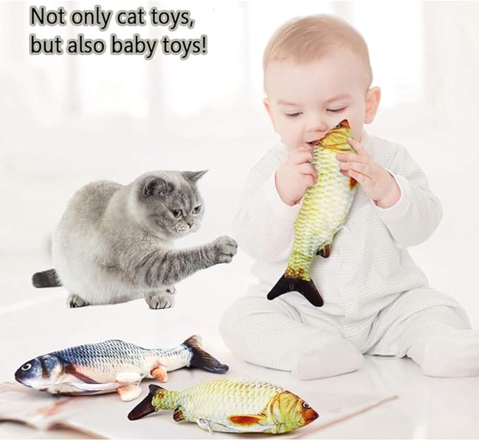 Electric Floppy Fish Cat Toy - Image 8