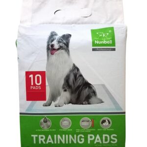 Nunbell Ultra Absorbent Puppy/Dog Training Pads- 10 Pads