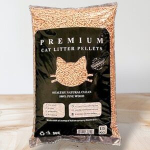 Premium Cat Litter Pellets, 15 KG